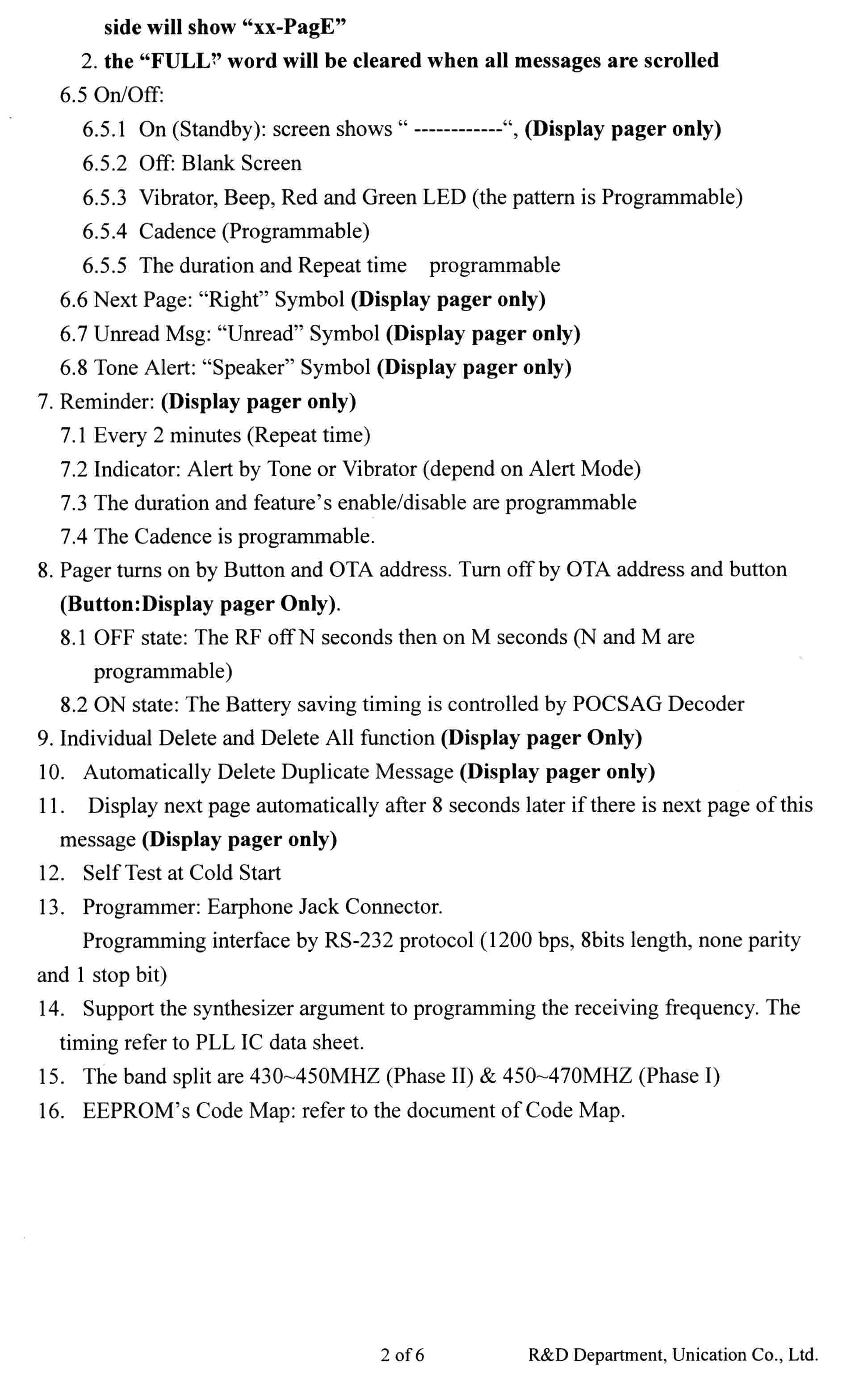 TONE PAGER User Manual