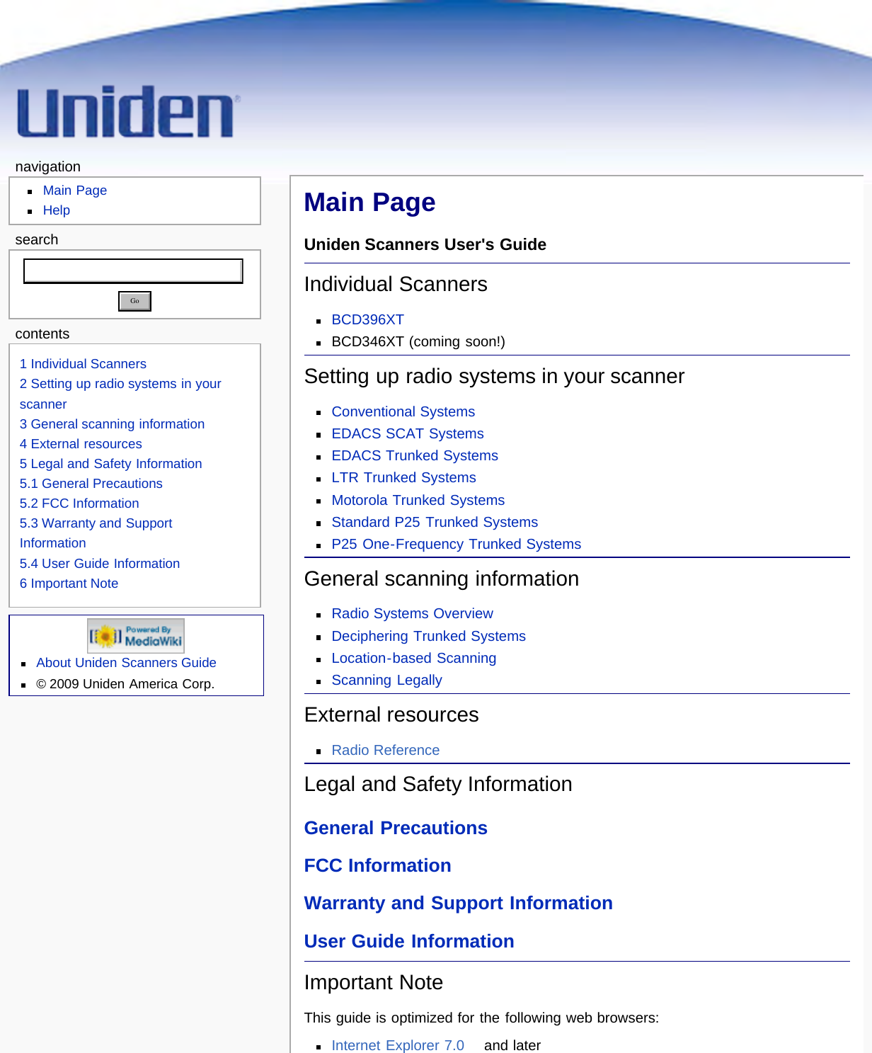 Page 1 of Uniden America UB359 Handheld Scanning Receiver User Manual Main Page   Uniden Scanners Guide