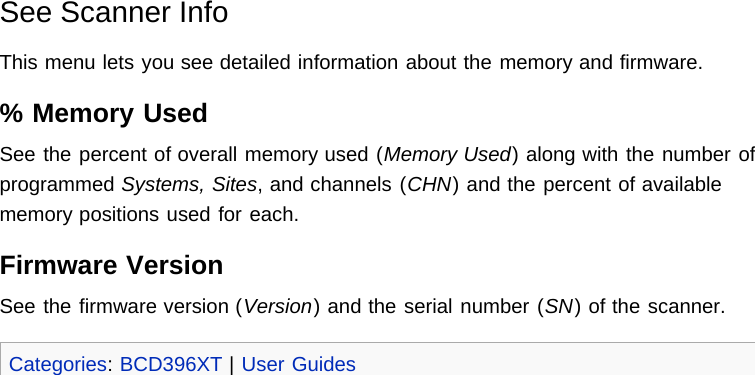 Page 170 of Uniden America UB359 Handheld Scanning Receiver User Manual Main Page   Uniden Scanners Guide