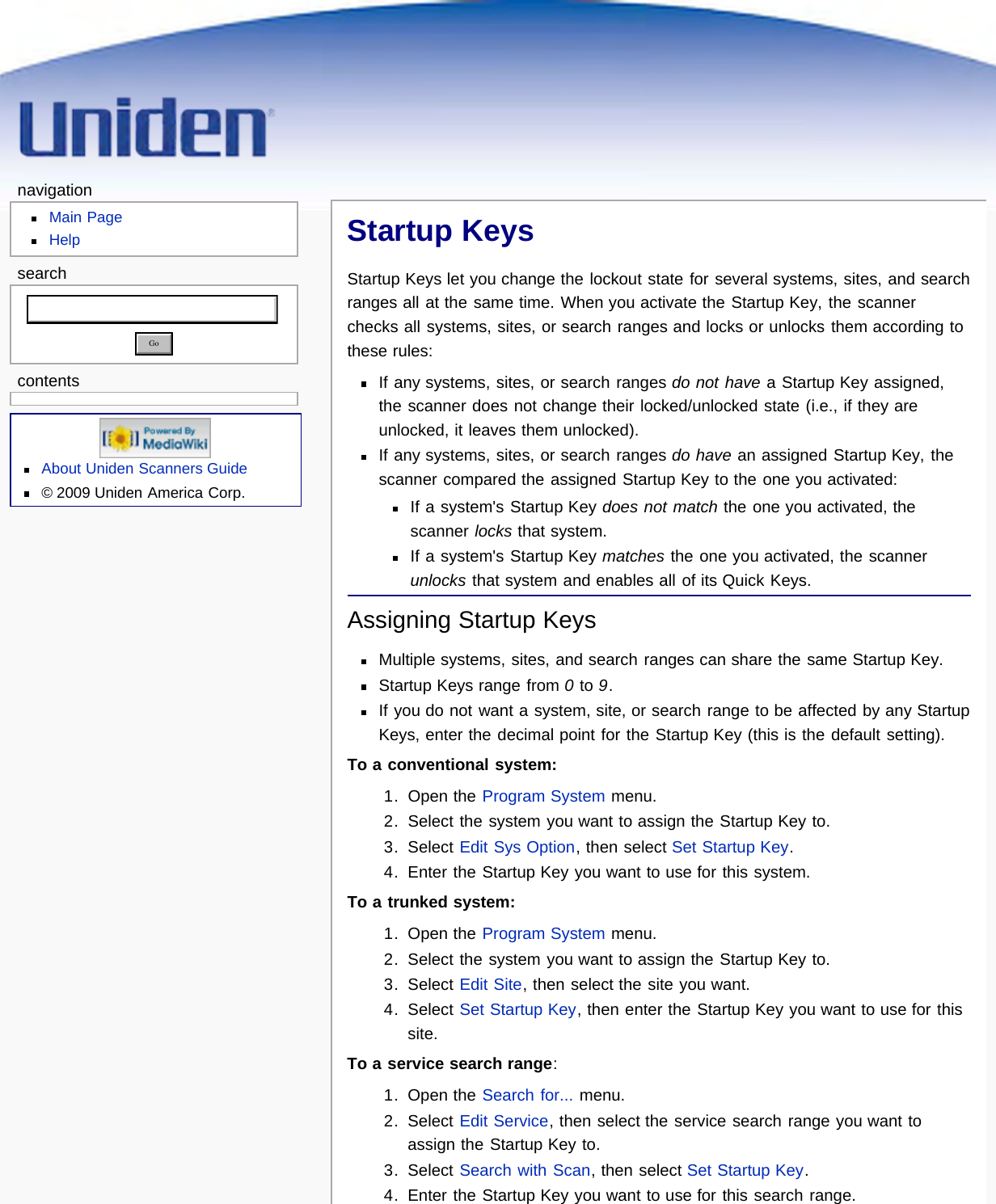 Page 174 of Uniden America UB359 Handheld Scanning Receiver User Manual Main Page   Uniden Scanners Guide