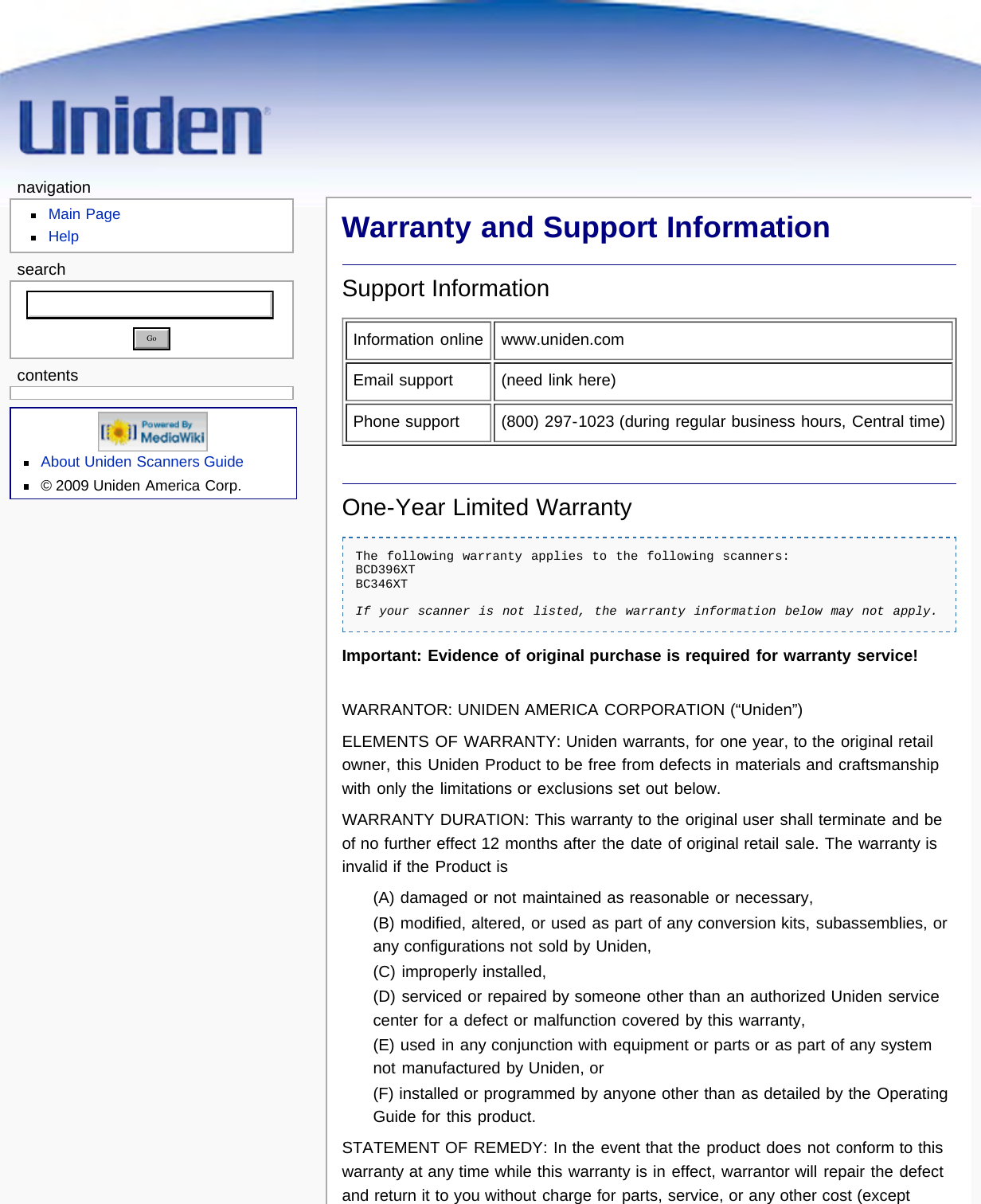 Page 47 of Uniden America UB359 Handheld Scanning Receiver User Manual Main Page   Uniden Scanners Guide