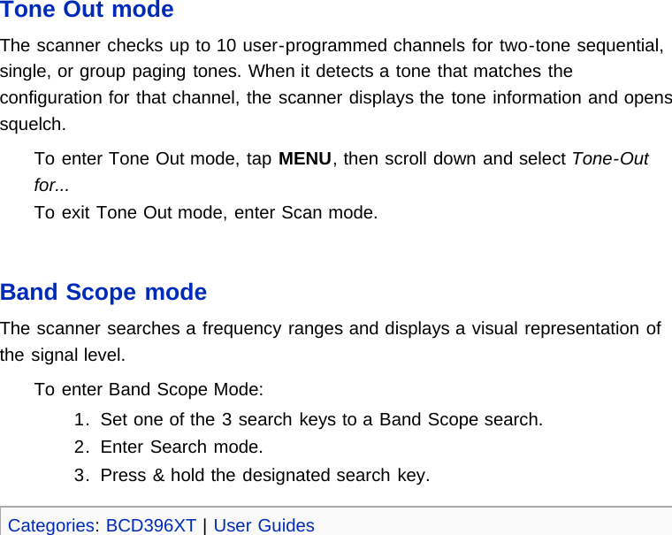 Page 58 of Uniden America UB359 Handheld Scanning Receiver User Manual Main Page   Uniden Scanners Guide