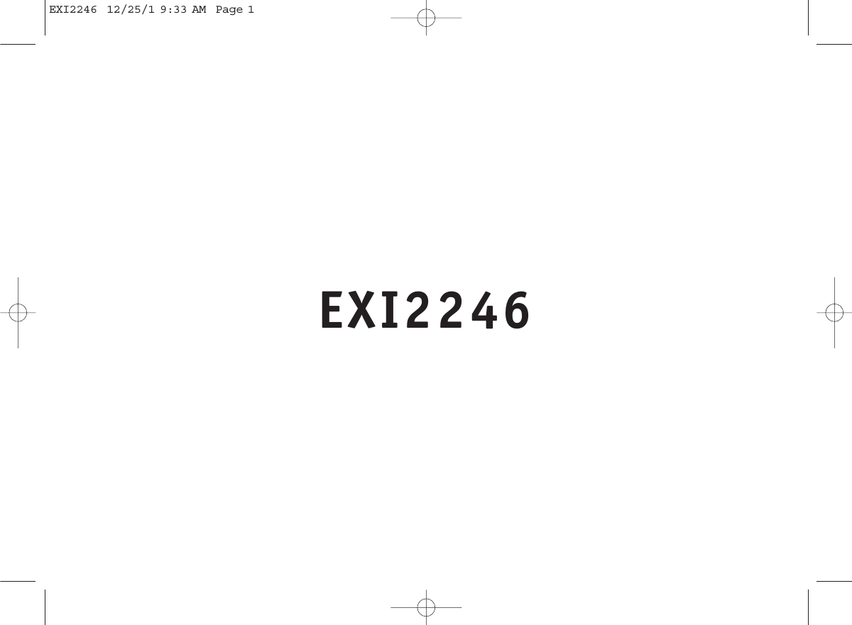 EXI2246EXI2246  12/25/1 9:33 AM  Page 1