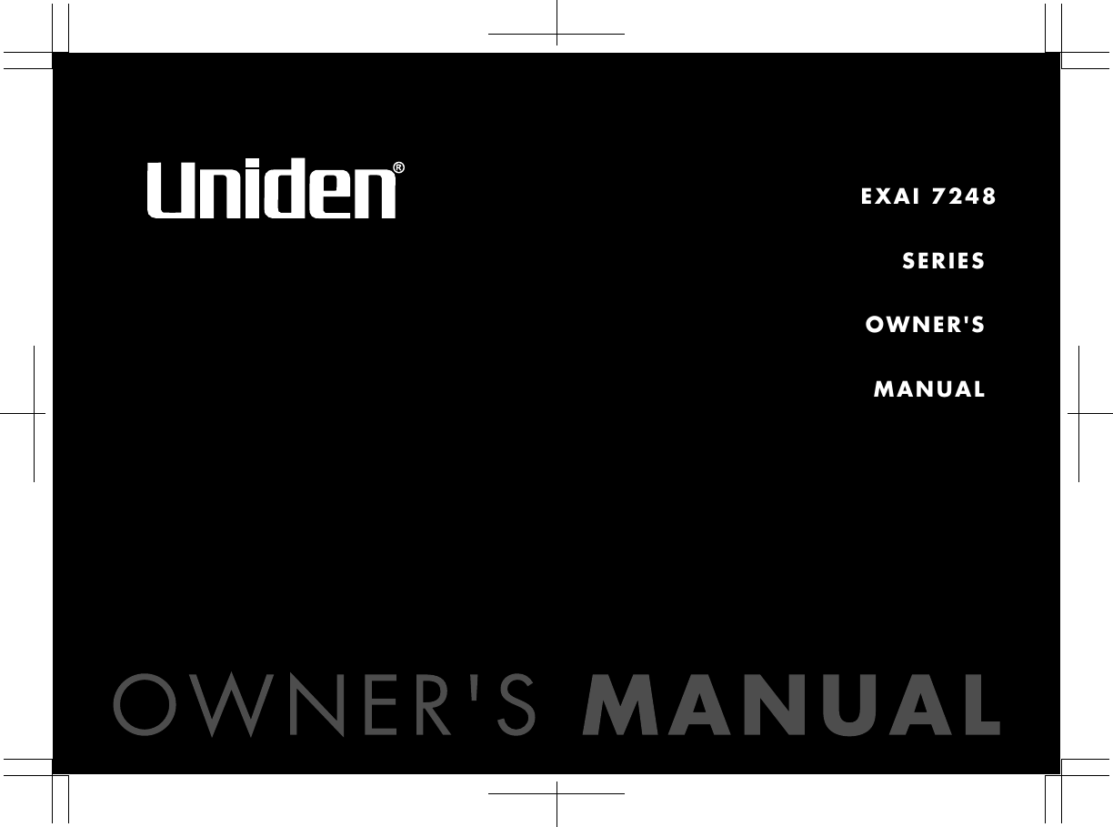 EXAI 7248 SERIESOWNER&apos;SMANUAL