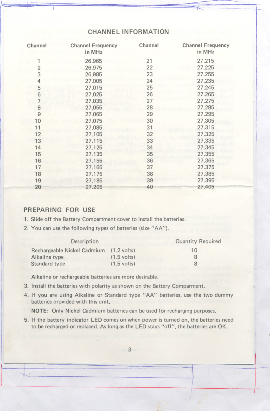 Page 4 of 8 - Uniden Uniden-Ax55-Users-Manual-  Uniden-ax55-users-manual