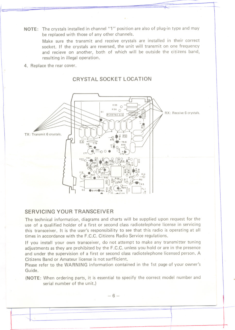 Page 7 of 8 - Uniden Uniden-Ax55-Users-Manual-  Uniden-ax55-users-manual