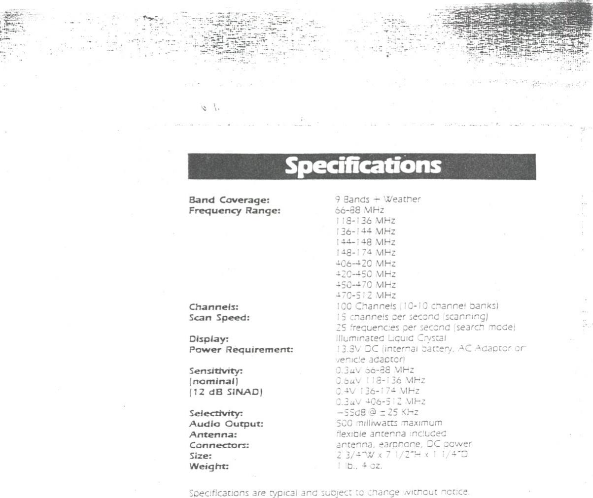 Page 5 of 11 - Uniden Uniden-Bearcat-Ubc100Xlt-Users-Manual-  Uniden-bearcat-ubc100xlt-users-manual