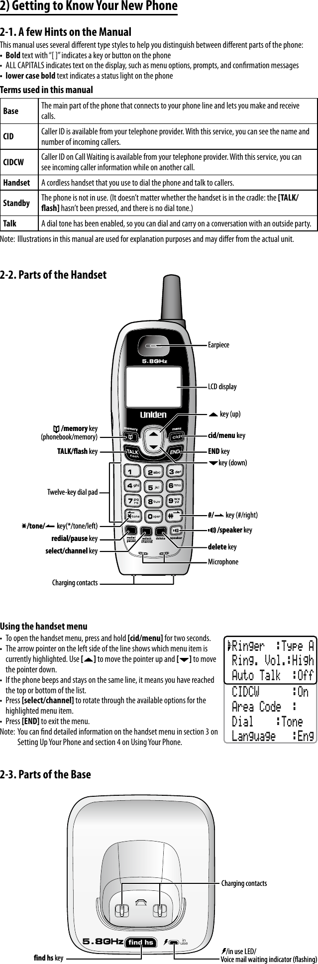 Page 4 of 12 - Uniden Uniden-Exi8560-Users-Manual-  Uniden-exi8560-users-manual