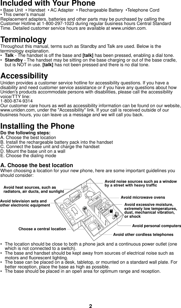 Page 3 of 12 - Uniden Uniden-Exp4540-Owners-Manual-  Uniden-exp4540-owners-manual
