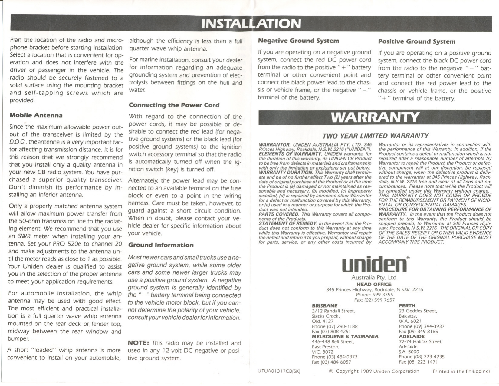 Page 6 of 6 - Uniden Uniden-Pro520E-Users-Manual-  Uniden-pro520e-users-manual