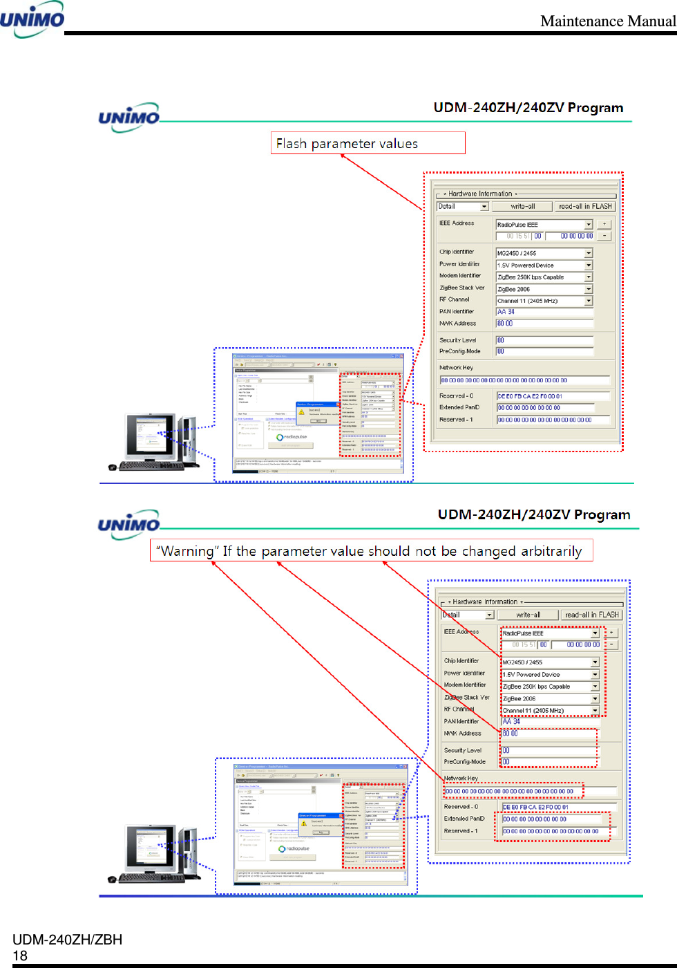 Maintenance Manual    UDM-240ZH/ZBH 18        