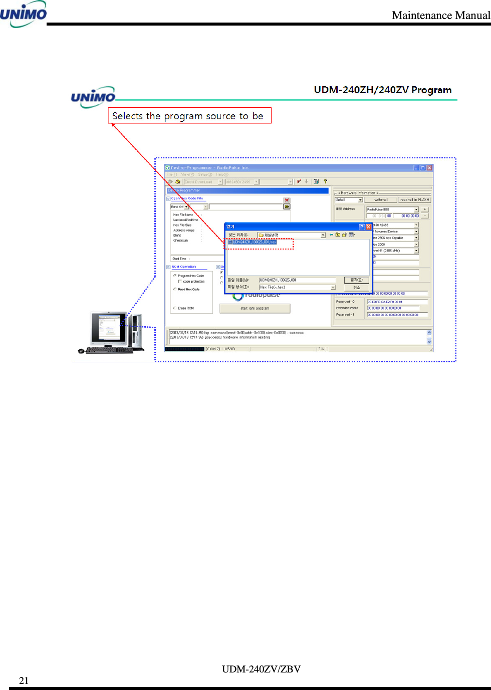 Maintenance Manual     UDM-240ZV/ZBV 21        