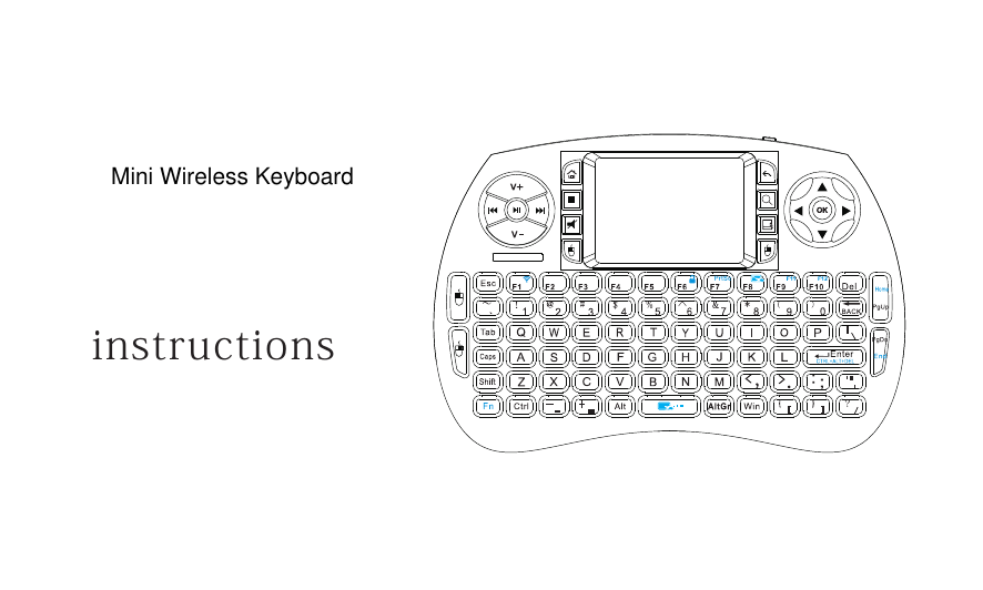 instructionsMini Wireless Keyboard