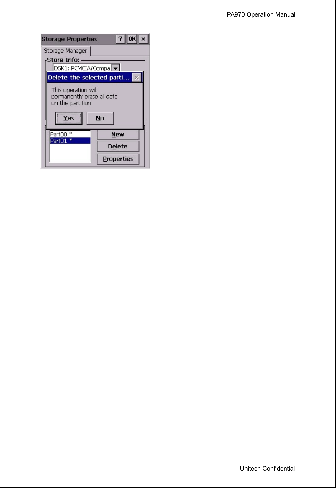             PA970 Operation Manual  Unitech Confidential    