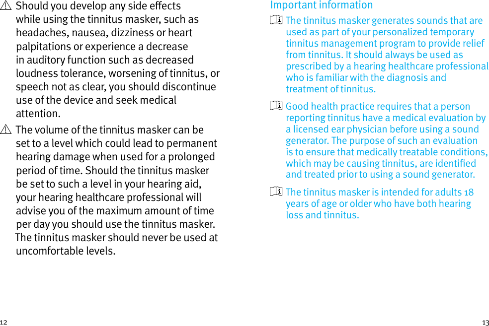 Page 12 of Unitron Hearing UBTD1 Hearing Aid User Manual english