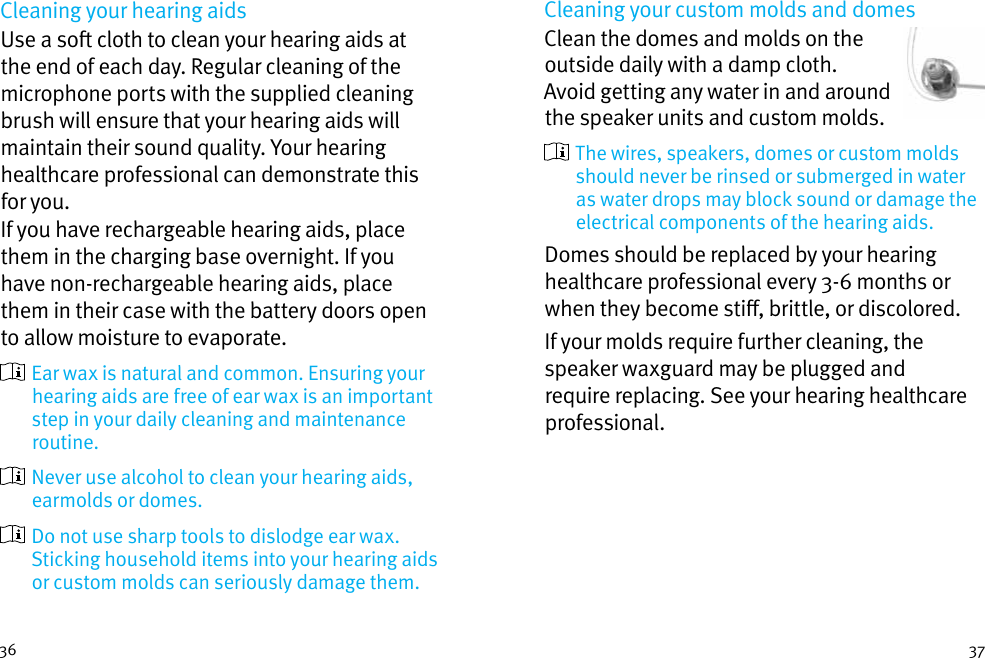 Page 24 of Unitron Hearing UBTD1 Hearing Aid User Manual english