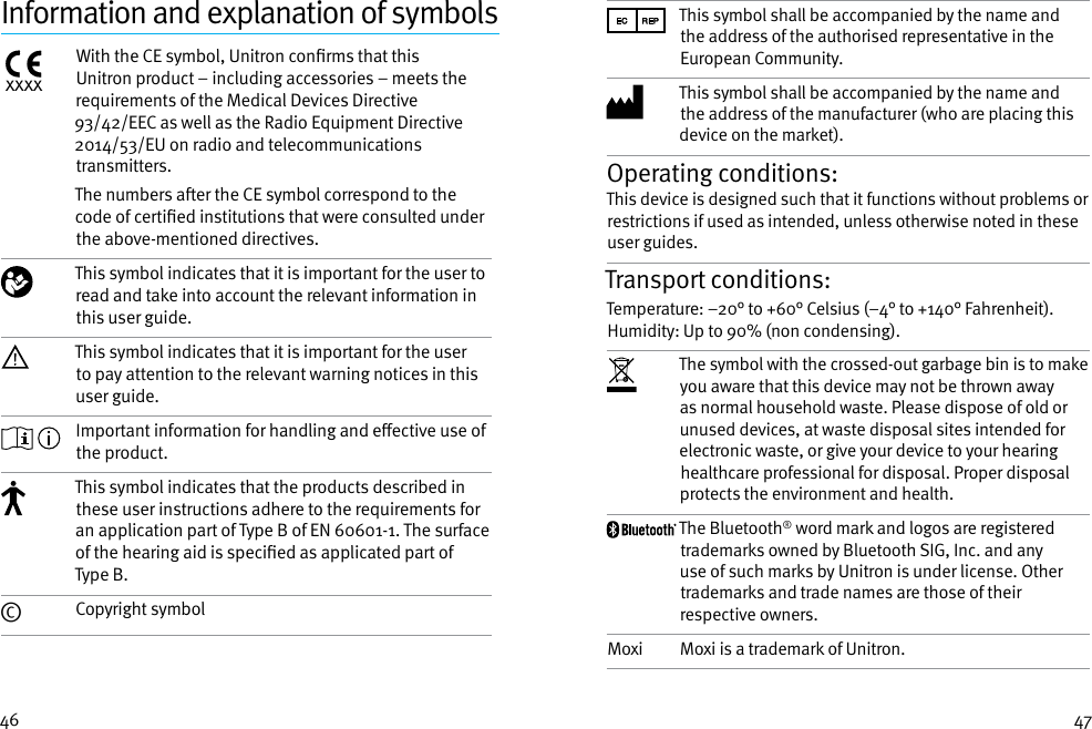 Page 29 of Unitron Hearing UBTD1 Hearing Aid User Manual english