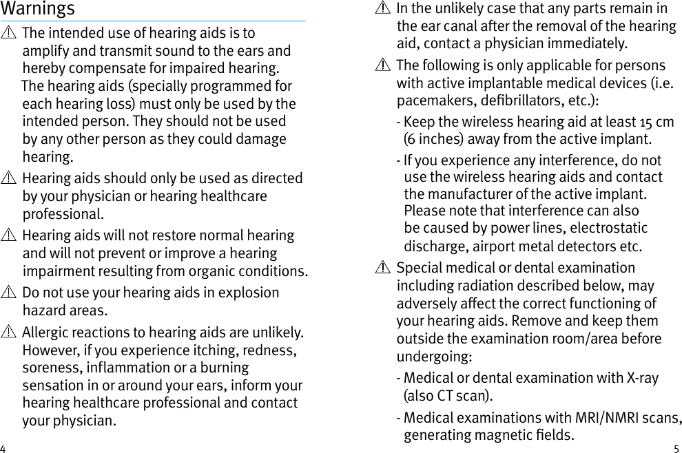 Page 8 of Unitron Hearing UBTD1 Hearing Aid User Manual english