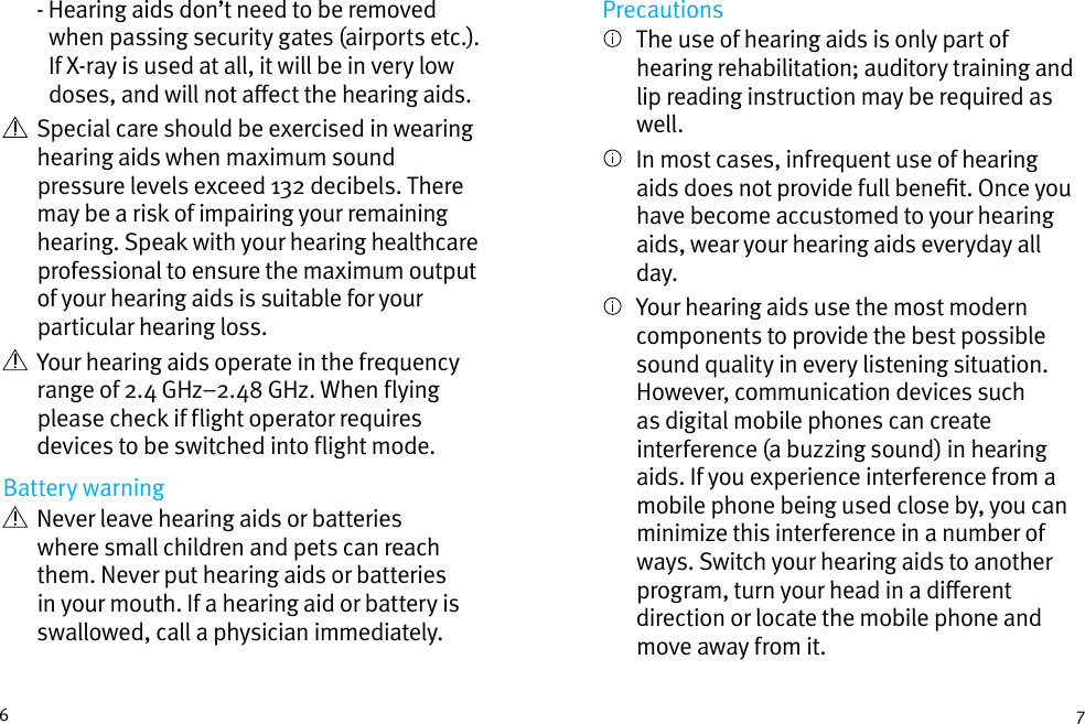 Page 9 of Unitron Hearing UBTD1 Hearing Aid User Manual english