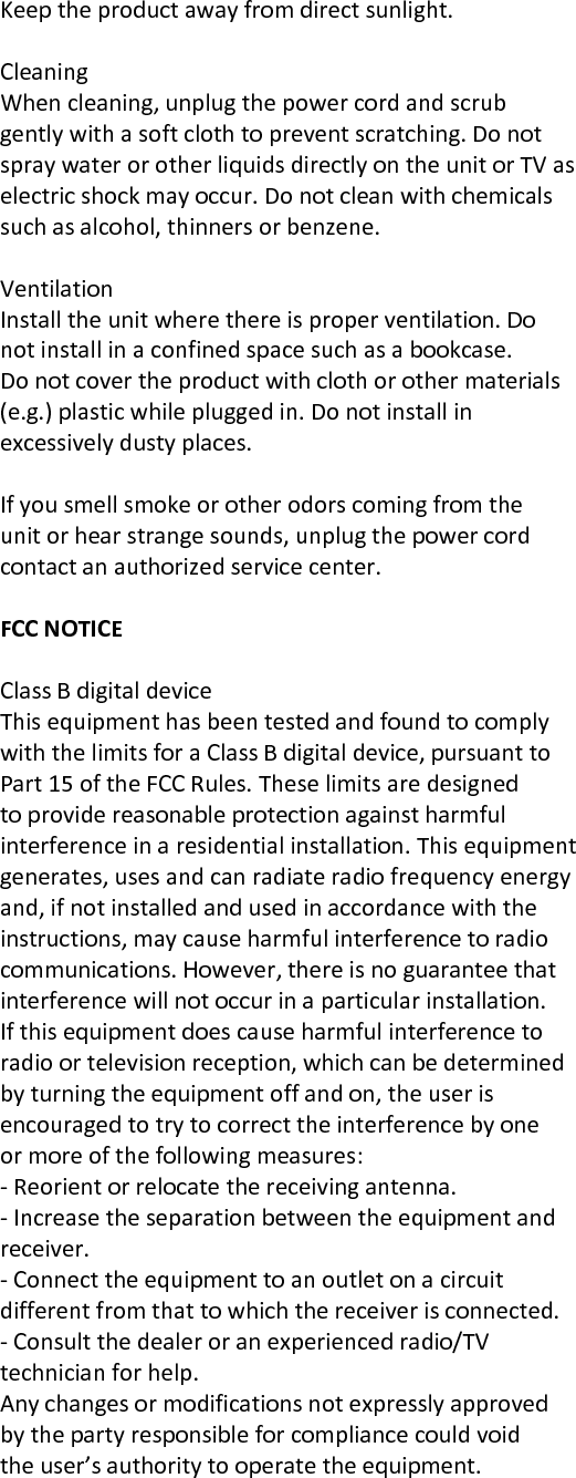 ThisdevicecomplieswithPart15oftheFCCRules.Operationissubjecttothefollowingtwoconditions:(1)thisdevicemaynotcauseharmfulinterference,and(2)thisdevicemustacceptanyinterferencereceived,includinginterferencethatmaycauseundesiredoperation.