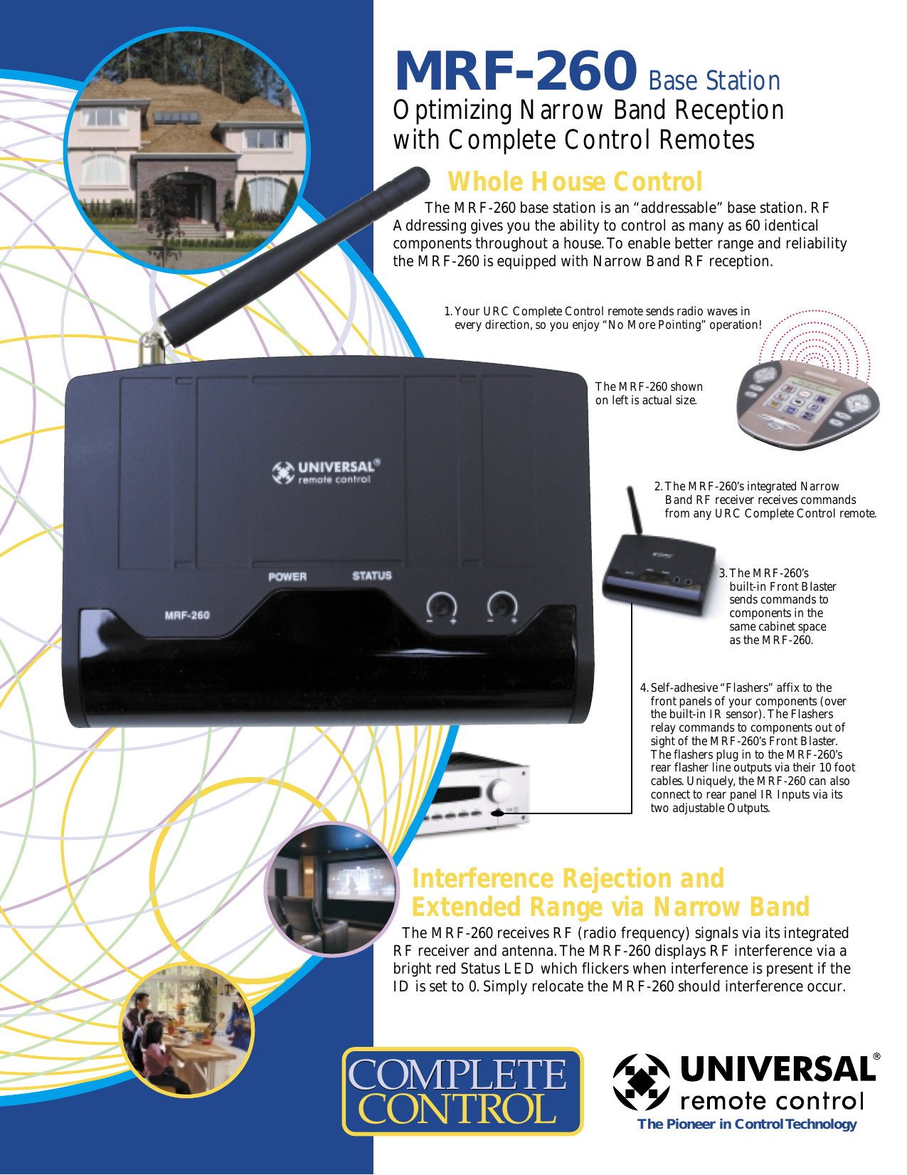 Universal Remote Control Univeral Mrf 260 Quick Reference Guide