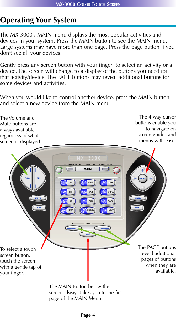 Page 7 of 12 - Universal-Remote-Control Univeral-Remote-Mx-3000-Owners-Manual MX3000 Owners Manual