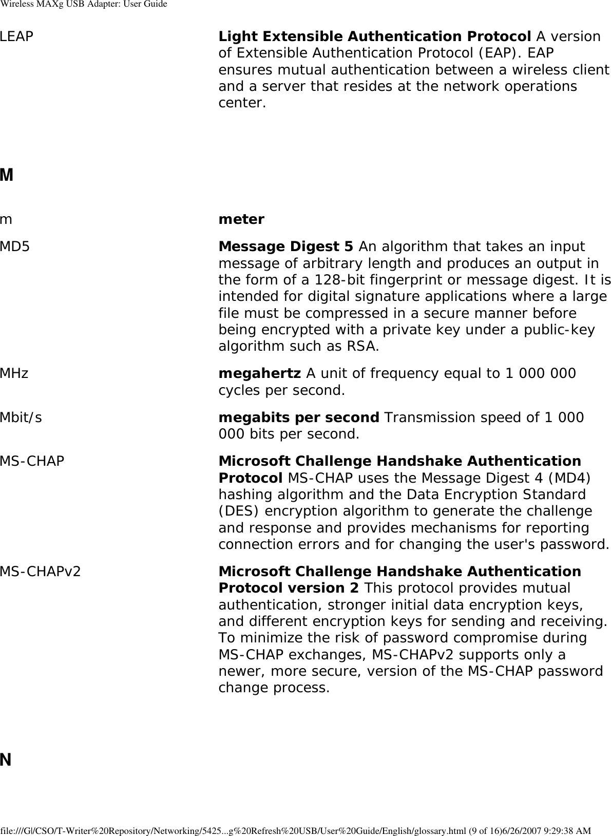 Page 103 of Universal Scientific USGBR02 USROBOTICS WIRELESS MAXg USB ADAPTER User Manual Wireless MAXg USB Adapter  User Guide