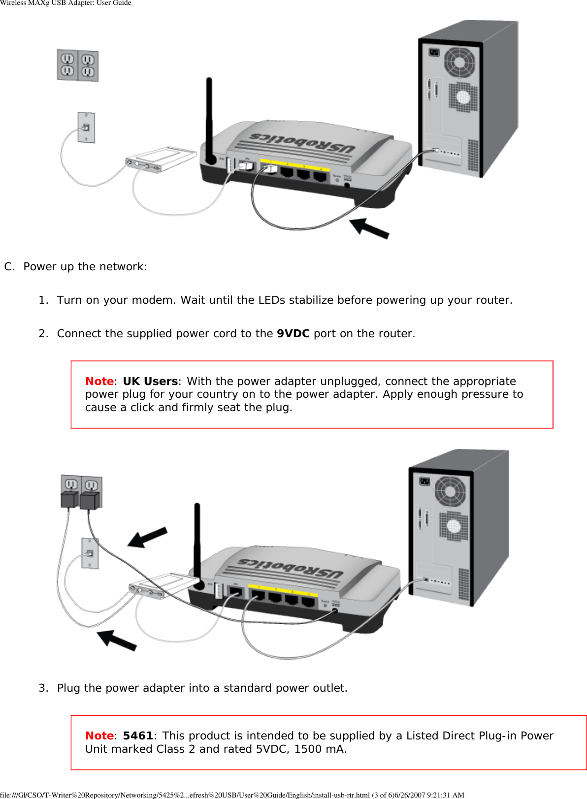 Page 26 of Universal Scientific USGBR02 USROBOTICS WIRELESS MAXg USB ADAPTER User Manual Wireless MAXg USB Adapter  User Guide