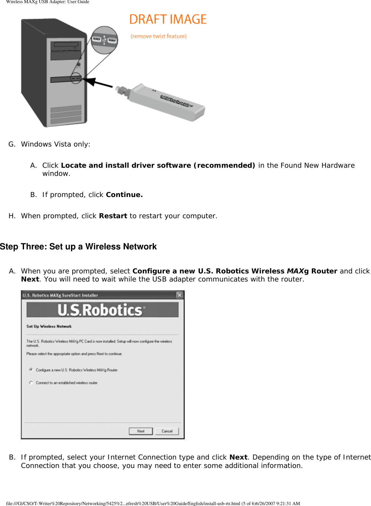 Page 28 of Universal Scientific USGBR02 USROBOTICS WIRELESS MAXg USB ADAPTER User Manual Wireless MAXg USB Adapter  User Guide