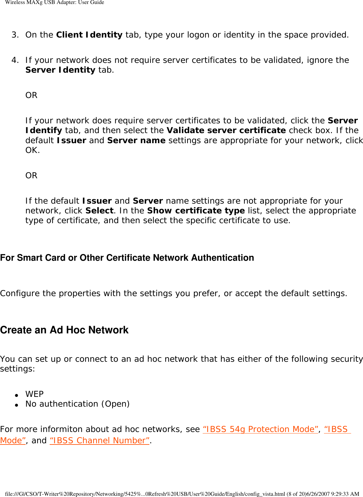 Page 49 of Universal Scientific USGBR02 USROBOTICS WIRELESS MAXg USB ADAPTER User Manual Wireless MAXg USB Adapter  User Guide