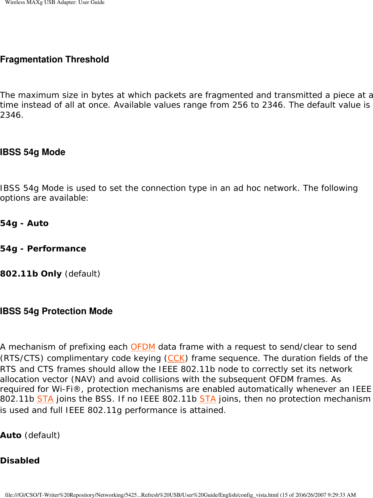 Page 56 of Universal Scientific USGBR02 USROBOTICS WIRELESS MAXg USB ADAPTER User Manual Wireless MAXg USB Adapter  User Guide