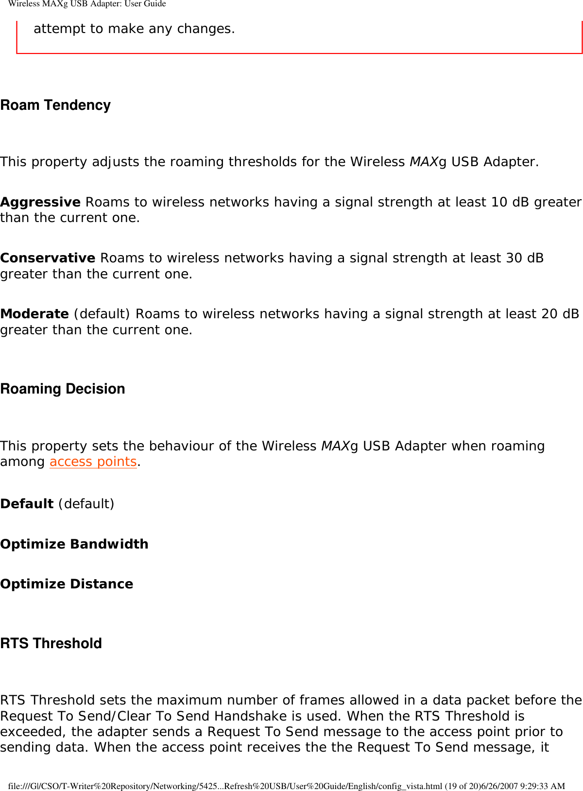 Page 60 of Universal Scientific USGBR02 USROBOTICS WIRELESS MAXg USB ADAPTER User Manual Wireless MAXg USB Adapter  User Guide