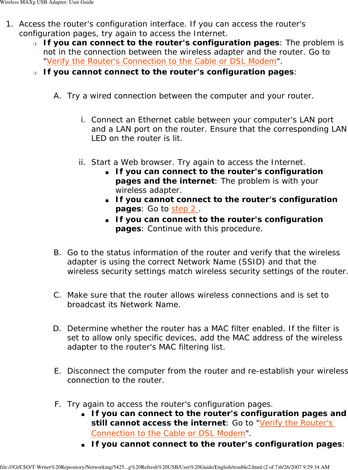 Page 67 of Universal Scientific USGBR02 USROBOTICS WIRELESS MAXg USB ADAPTER User Manual Wireless MAXg USB Adapter  User Guide