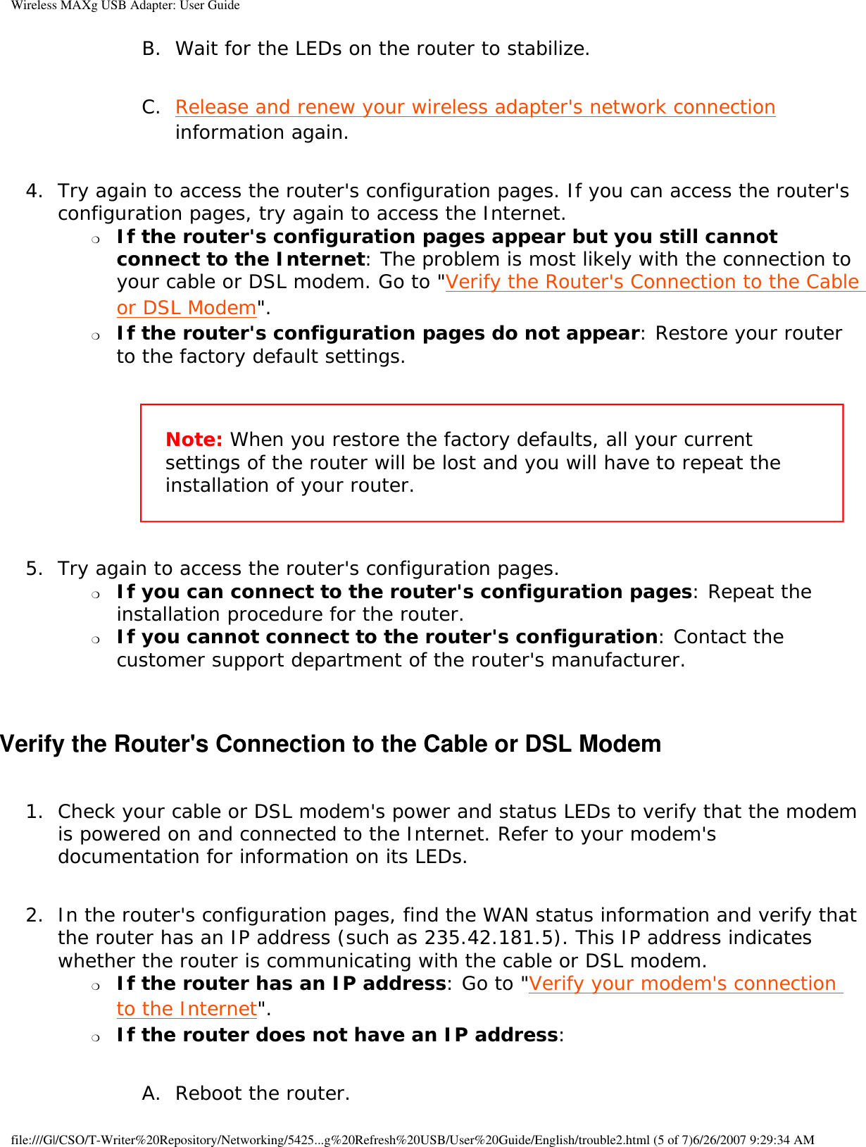 Page 70 of Universal Scientific USGBR02 USROBOTICS WIRELESS MAXg USB ADAPTER User Manual Wireless MAXg USB Adapter  User Guide