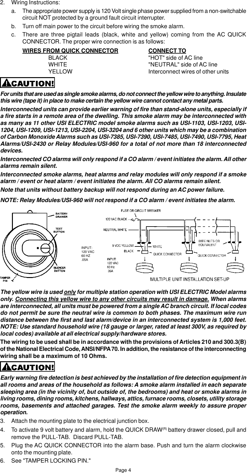 Page 4 of 8 - Universal-Security-Instruments Universal-Security-Instruments-Usi-5204-Users-Manual- ManualsLib - Makes It Easy To Find Manuals Online!  Universal-security-instruments-usi-5204-users-manual