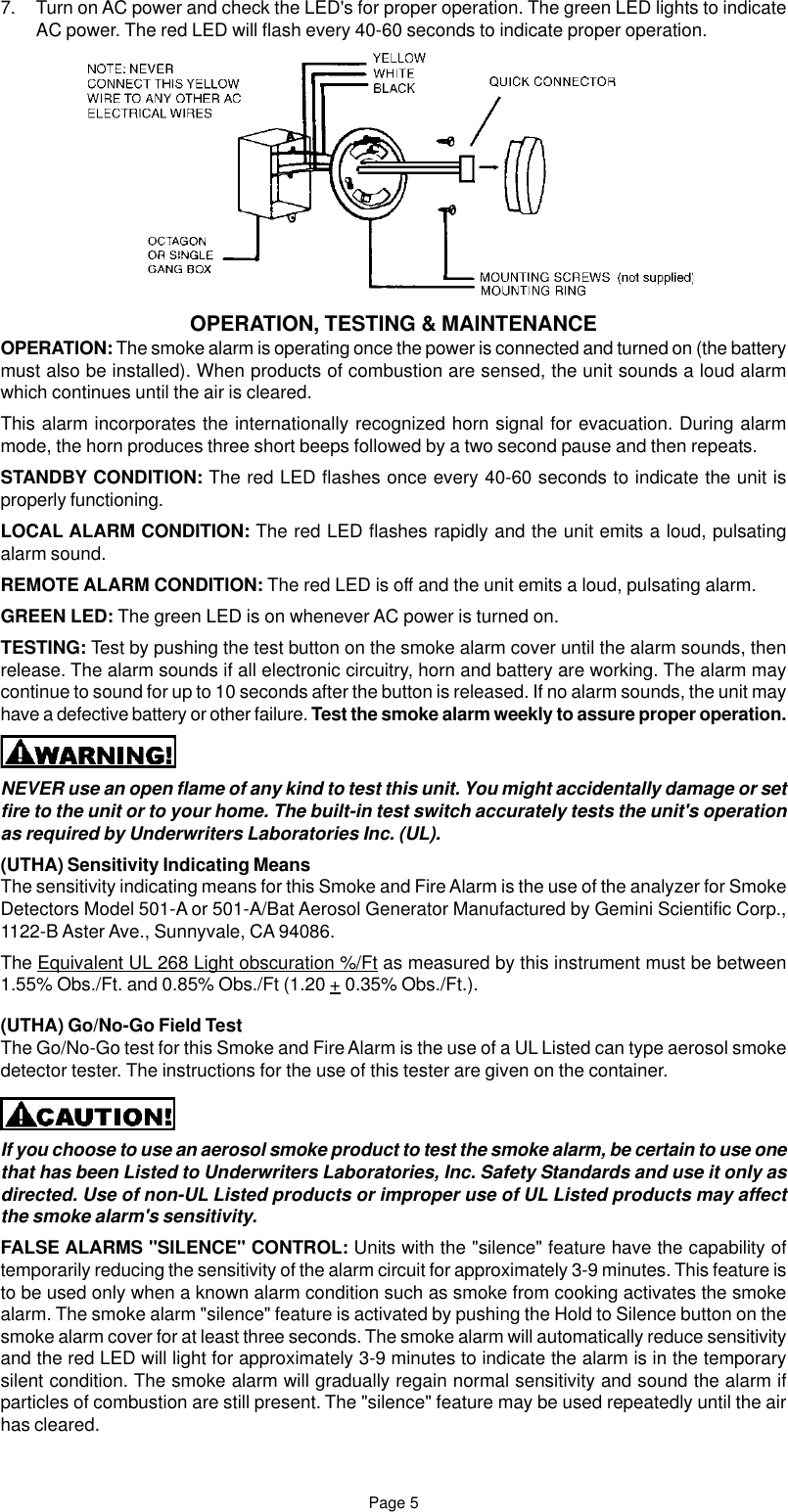 Page 5 of 8 - Universal-Security-Instruments Universal-Security-Instruments-Usi-5204-Users-Manual- ManualsLib - Makes It Easy To Find Manuals Online!  Universal-security-instruments-usi-5204-users-manual