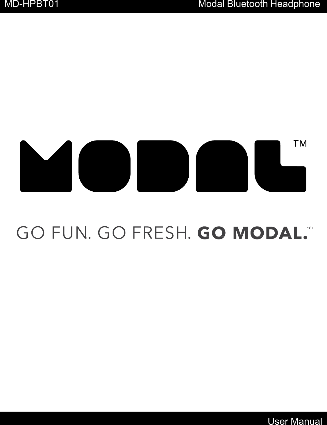 MD-HPBT01 Modal Bluetooth Headphone User Manual    