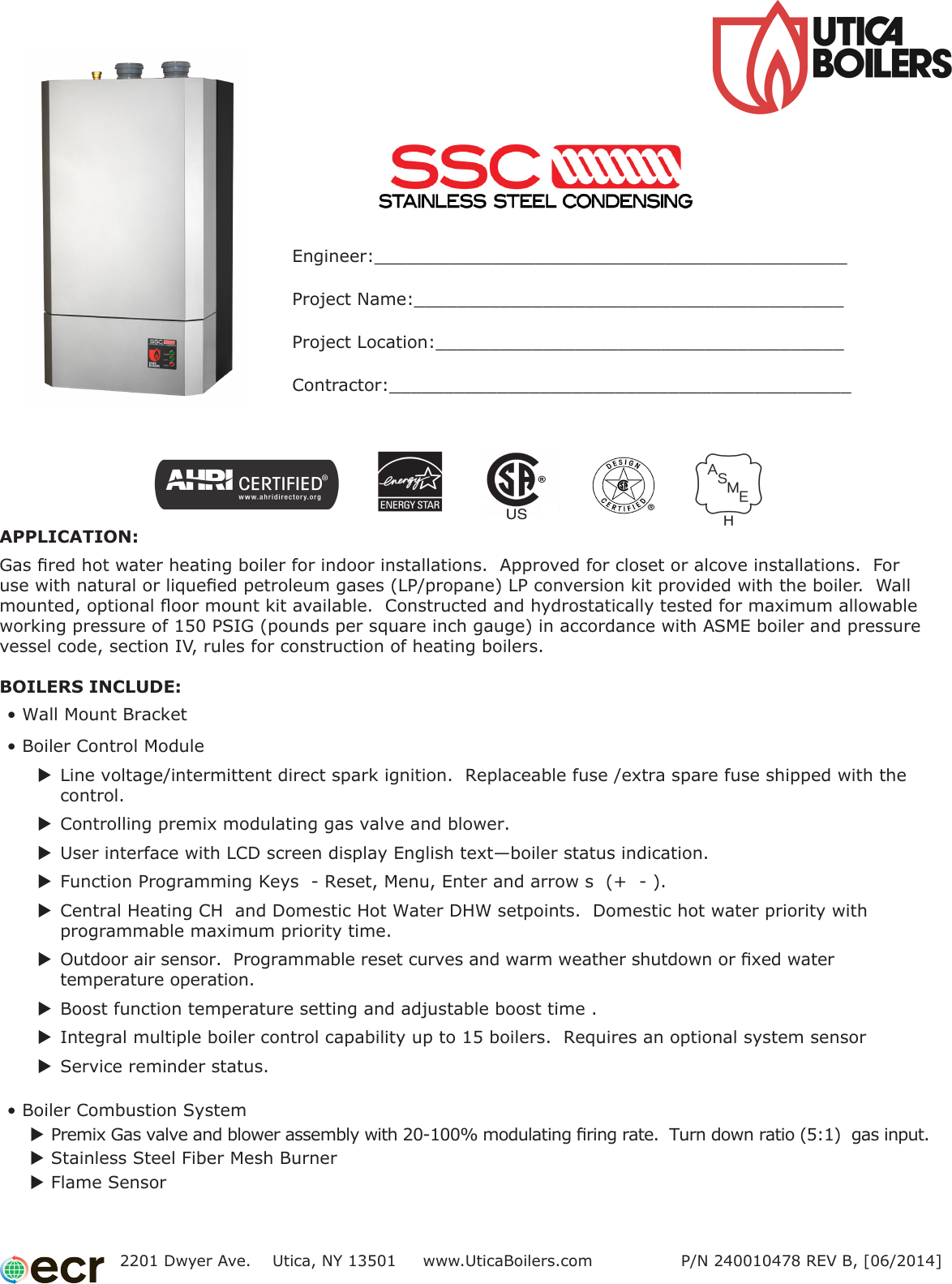 Page 1 of 6 - Utica-Boilers Utica-Boilers-Ssc-Submittal-  Utica-boilers-ssc-submittal