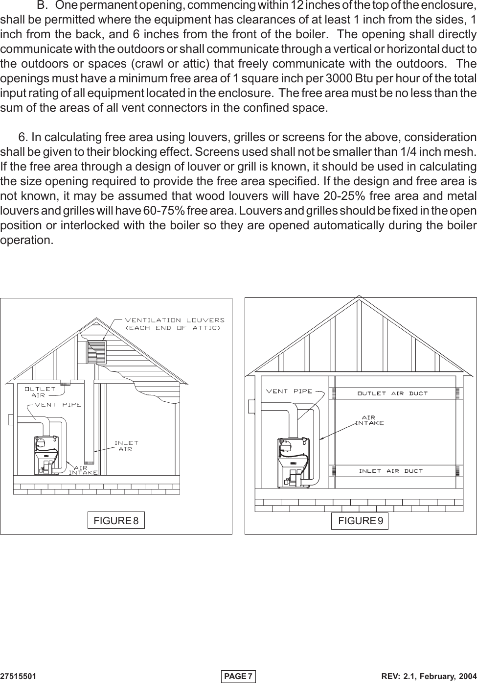 Page 8 of 8 - Utica-Boilers Utica-Boilers-Sw-Series-Ii-Venting-Addendum- 27515501  Utica-boilers-sw-series-ii-venting-addendum