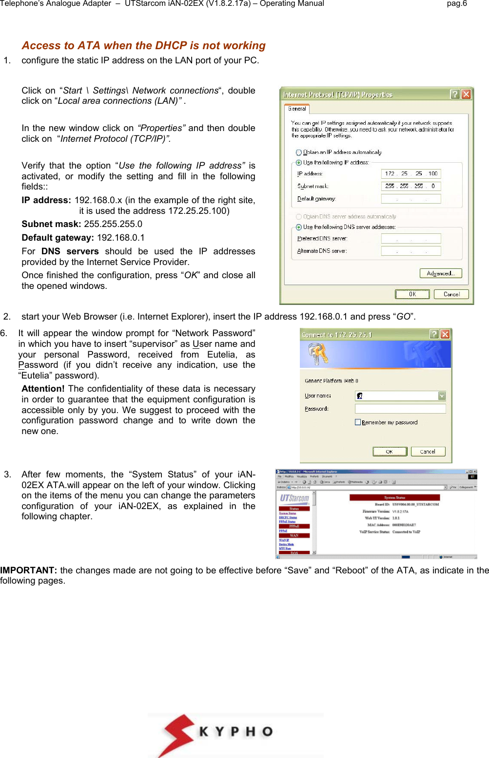 Utstarcom Ian 02Ex Users Manual Vip3002 Rev.2