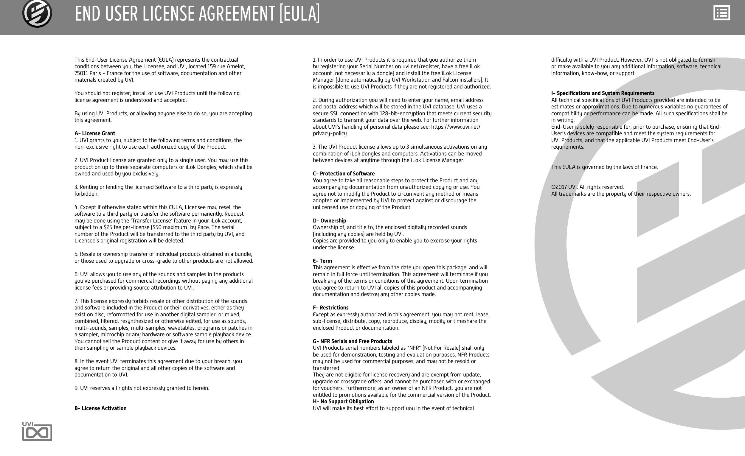 Page 2 of 10 - Uvi Installing Falconexpansions En Falcon Expansion Installation Guide User Manual