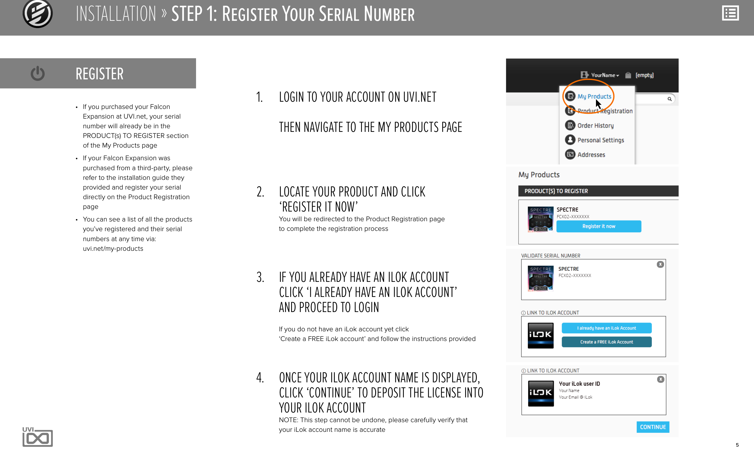 Page 5 of 10 - Uvi Installing Falconexpansions En Falcon Expansion Installation Guide User Manual