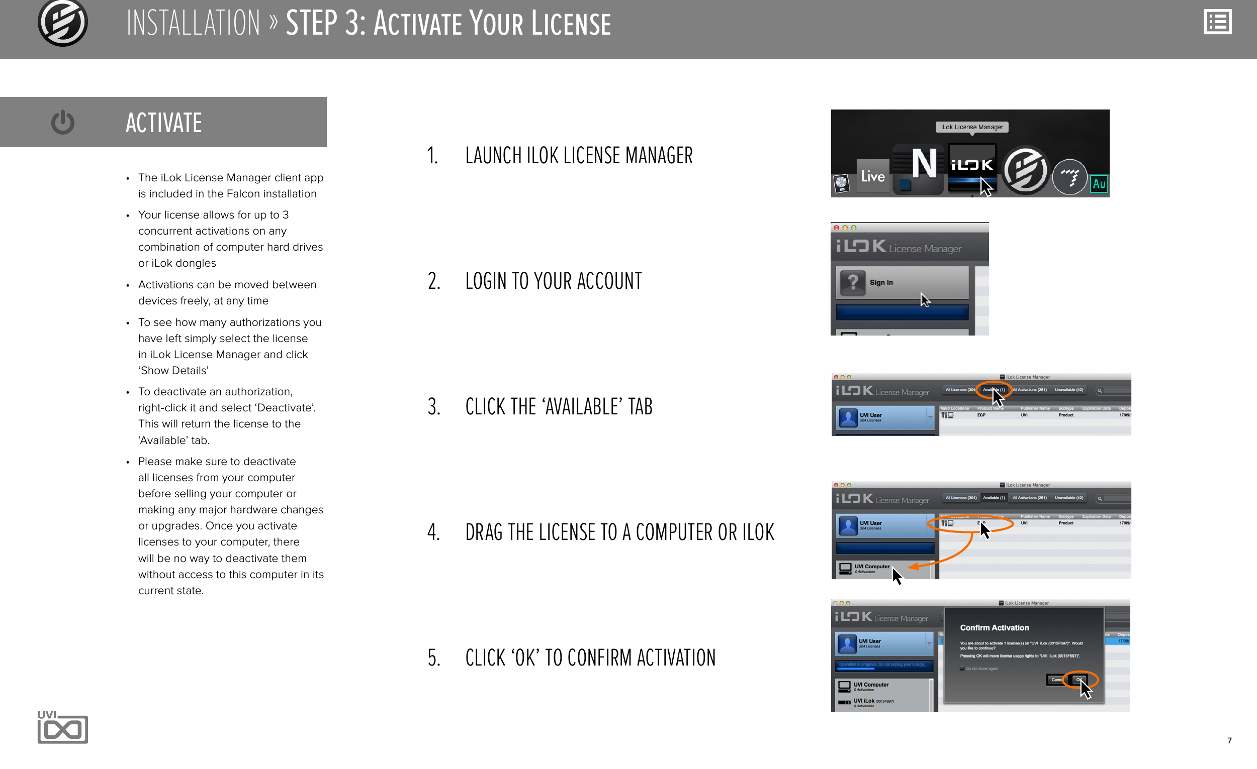 Page 7 of 10 - Uvi Installing Falconexpansions En Falcon Expansion Installation Guide User Manual
