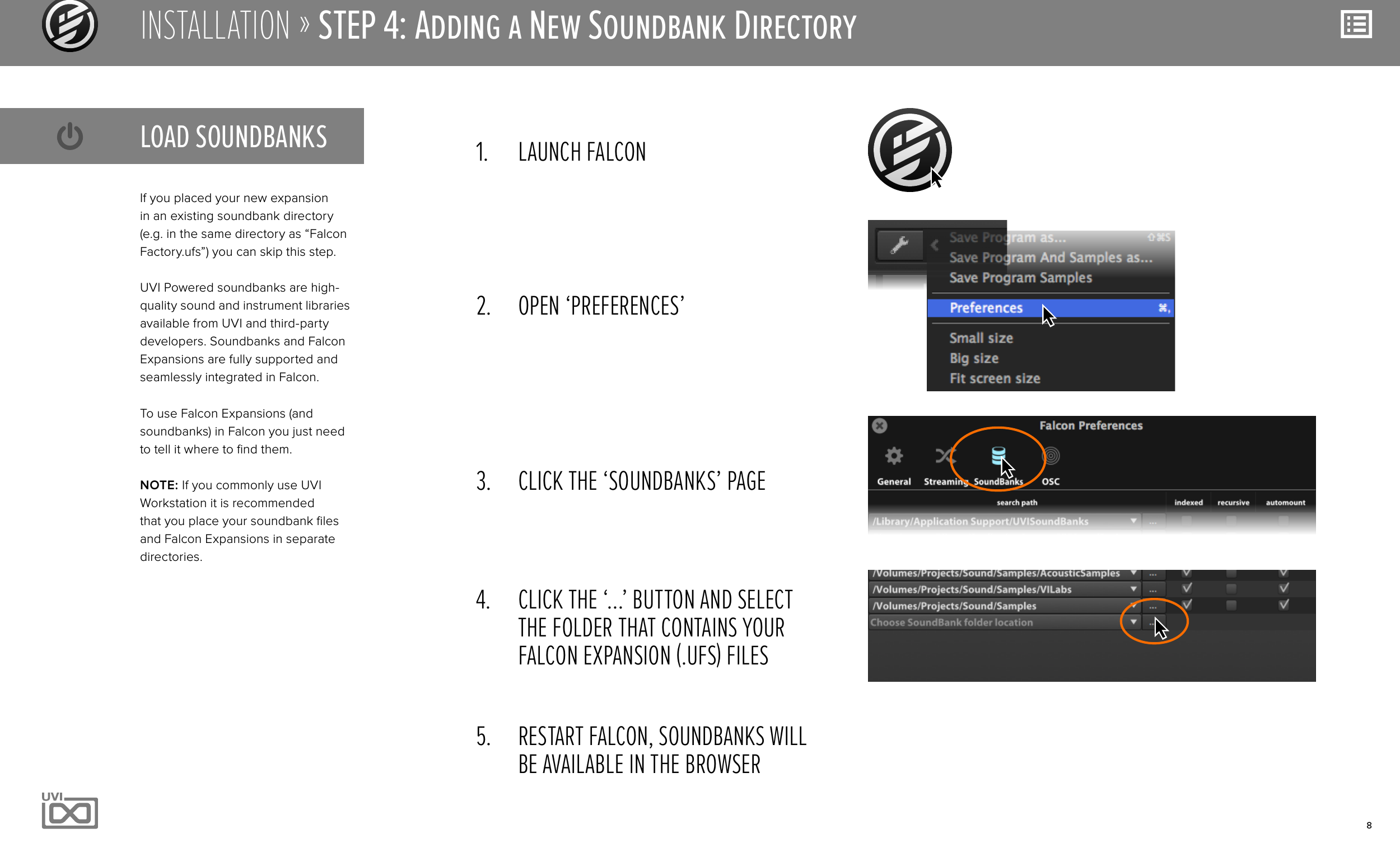 Page 8 of 10 - Uvi Installing Falconexpansions En Falcon Expansion Installation Guide User Manual