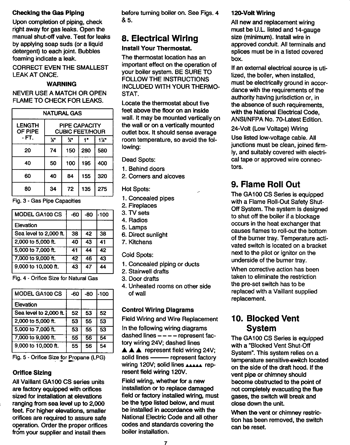 Page 7 of 12 - VAILLANT  Boiler Manual 98110066