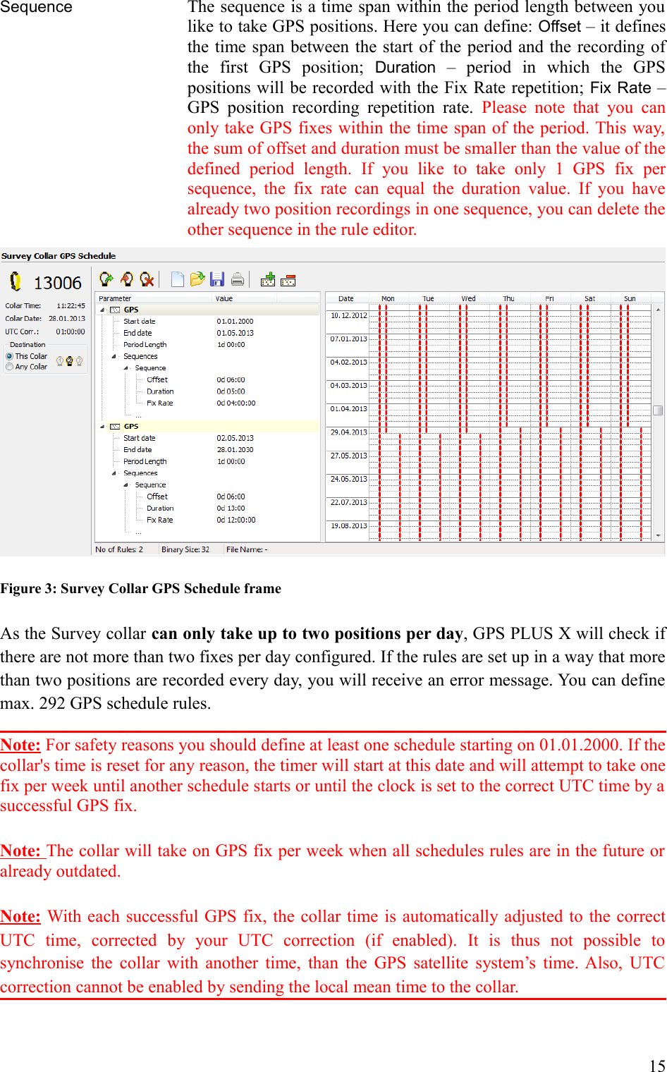 Sequence /?&quot;( ,;;6-.5&quot;#&lt;OffsetN#(,#&quot; #  #  6-  O Duration N      &quot;    6-,&quot;*42OFix RateN6- &quot; . -   &quot;;6-#4(#./=(###(,(##     .  #    ;    ;      6-  #4  ?&quot;=#4 &quot;? .#&quot; ?&quot;=&quot;?&quot;.Figure 3: Survey Collar GPS Schedule frame)&quot;can only take up to two positions per day=6--+3&quot;&quot;;#(#4&quot;# .#(&quot;=&quot;( .C&quot;#(4.%6-&quot;.Note:*##&quot; ...#&quot;P(#=((;#4;&quot;&quot;&quot;;&quot;&quot;/&apos;(,&quot;&quot;#6-#4.Note: /&quot;;6-#4;&quot;#.Note:9&quot;&quot;&quot;#6-#4=&quot;((&quot;&gt;&quot;&quot;/&apos;  (=  &quot;&quot;  ,    /&apos;  &quot;&quot;  #  ,!.          ,  &quot;&quot;(=6-(Q(.)=/&apos;&quot;&quot;&quot;,,, &quot;((&quot;.