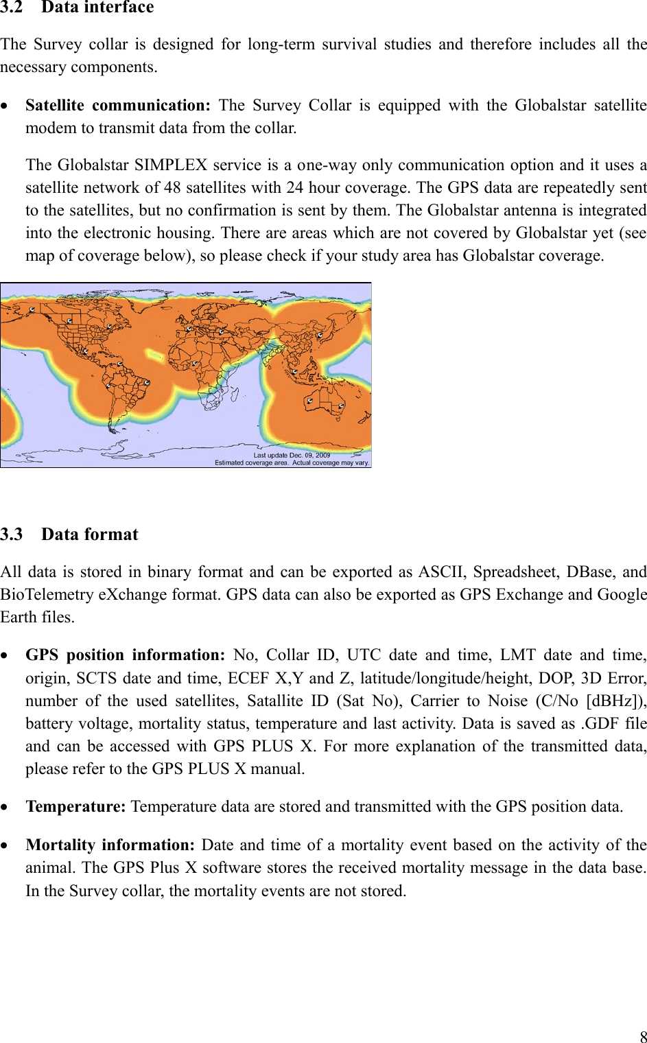 3.2 Data interface/&quot; # (#&quot;&quot;&quot;(.Satellite communication:  /&apos; ?6, (((#(&quot;./6,7-+13&quot;&quot;((&quot;;#$$&quot; ./6-=,&quot;#(,(./6, &quot;&quot; ./&quot;&quot;,6,(#&quot; ,!=&quot;&quot;;#6,&quot; .3.3 Data format),#(&quot;,4)&apos;==&amp;8=8/(3&quot; #(.6-&quot;,46-14&quot; 6 1#.GPS position  information: :=&apos; &amp;=/&apos;  (=+7/  (= =&apos;/(=1&apos;1*3=CD=  =&amp;E-=&amp;1=(,# =  &amp; :!= &apos;  : &apos;:F85@G!=, =(=(&quot;.&amp;.6&amp;*#&quot;,&quot;&quot;6--+3.*(4#(=#6--+3(.Temperature:/((6-.Mortality information: &amp;(#(,&quot;#(./6--3#&quot;(( ,.&quot;=(.