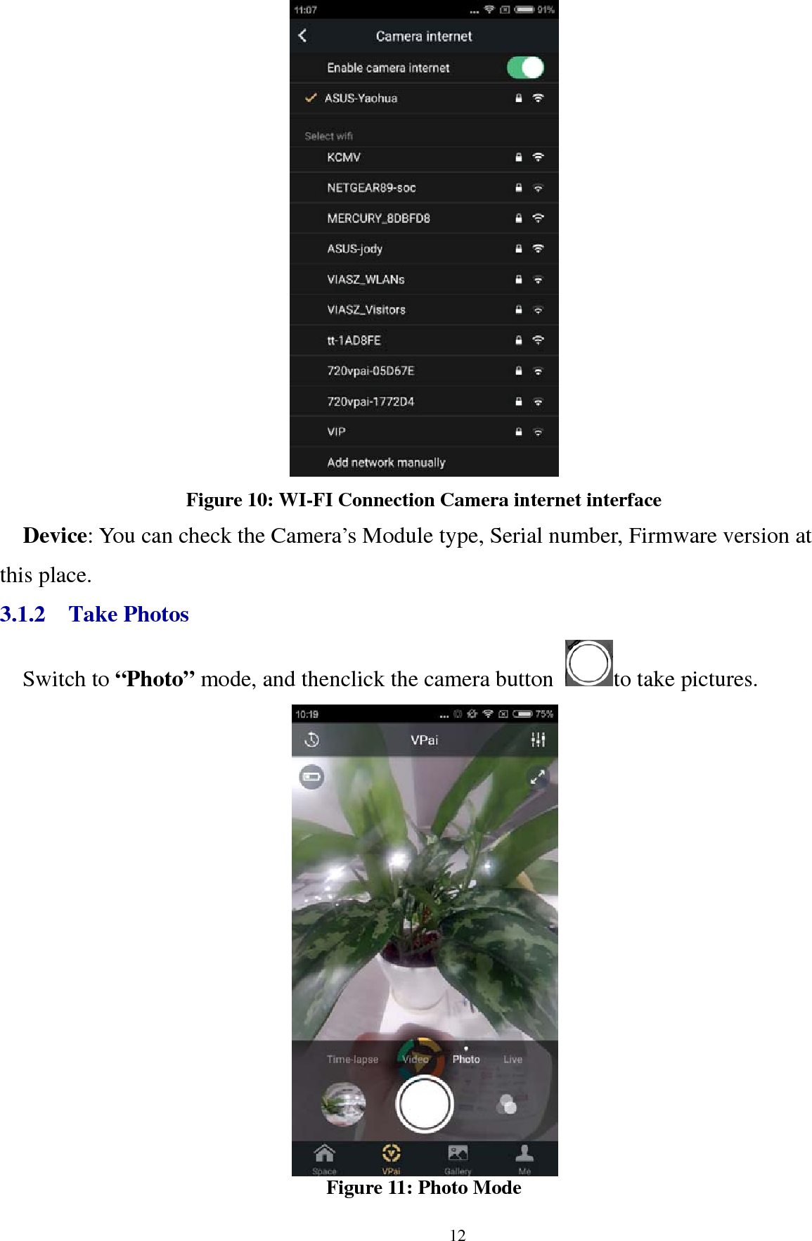 Page 12 of VIA TECHNOLOGIES VPAI-VV760 360 Panoramic VR Camera User Manual