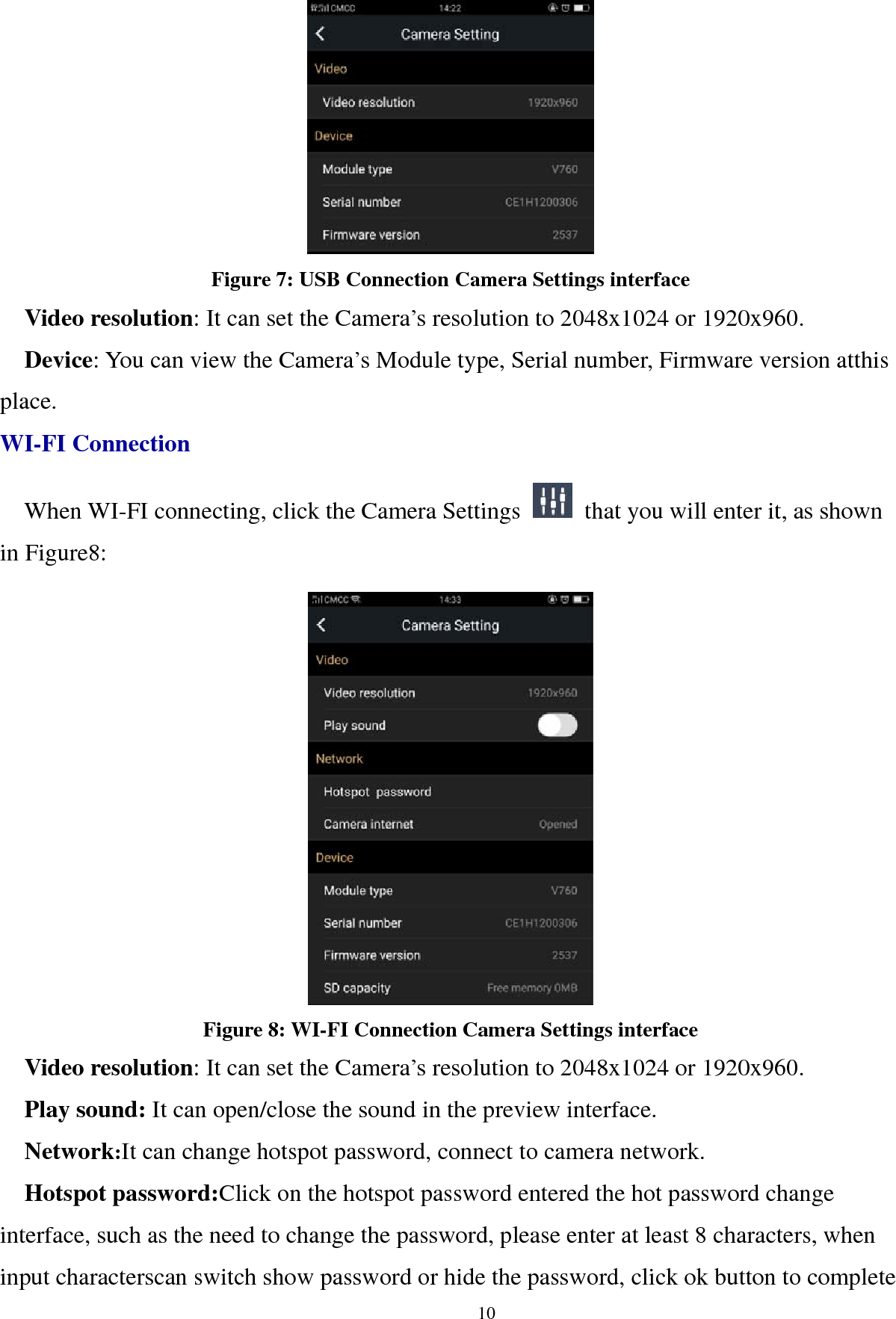 Page 10 of VIA Technologies VPAI-VV760 360 Panoramic VR Camera User Manual