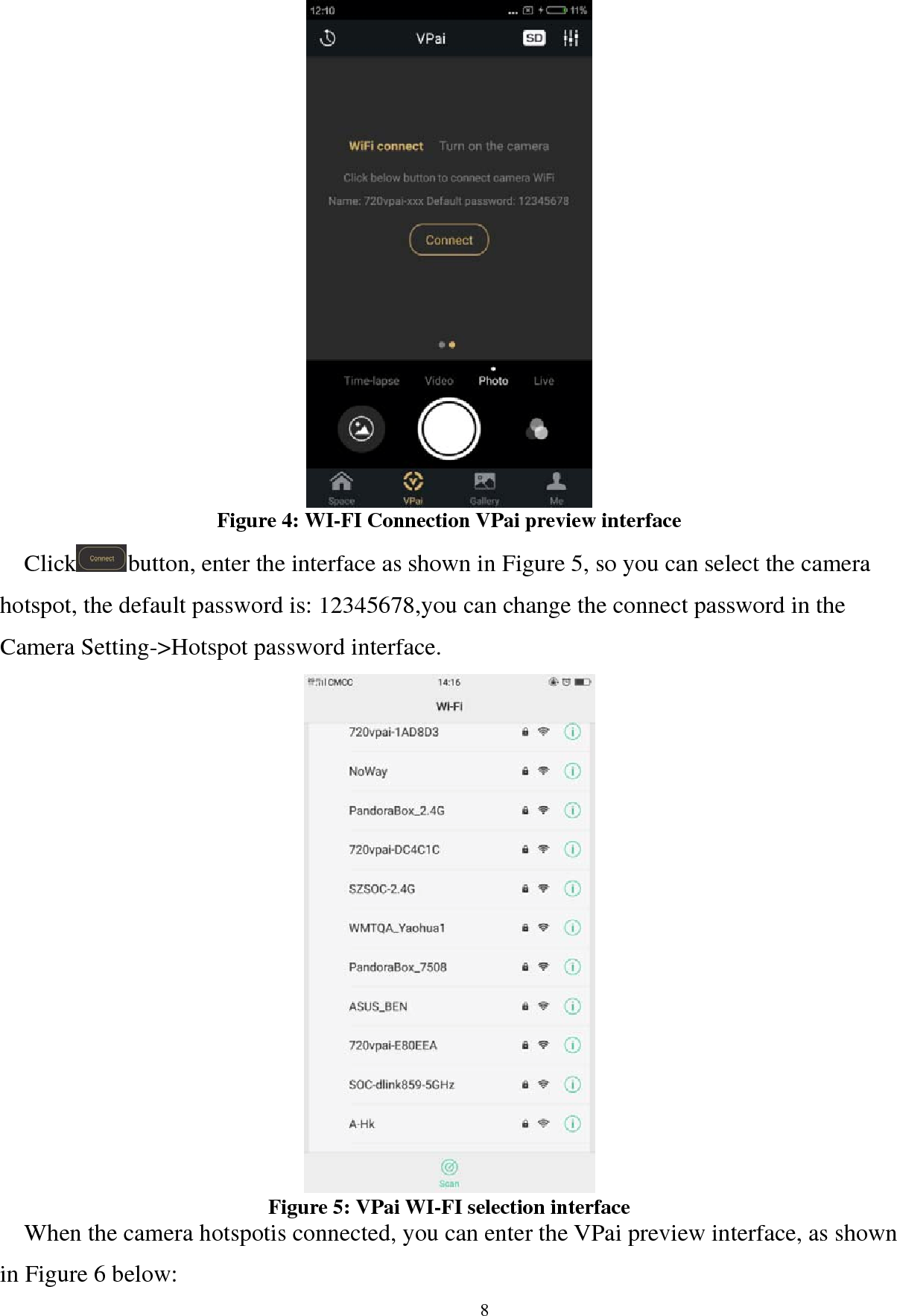 Page 8 of VIA Technologies VPAI-VV760 360 Panoramic VR Camera User Manual